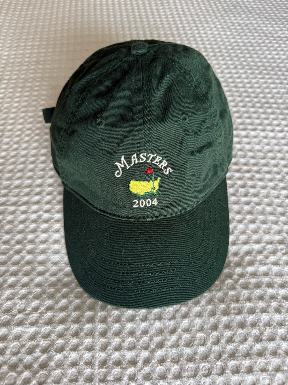 The Masters American Needle Dark Green Masters 2004 Cap with Yellow Logo